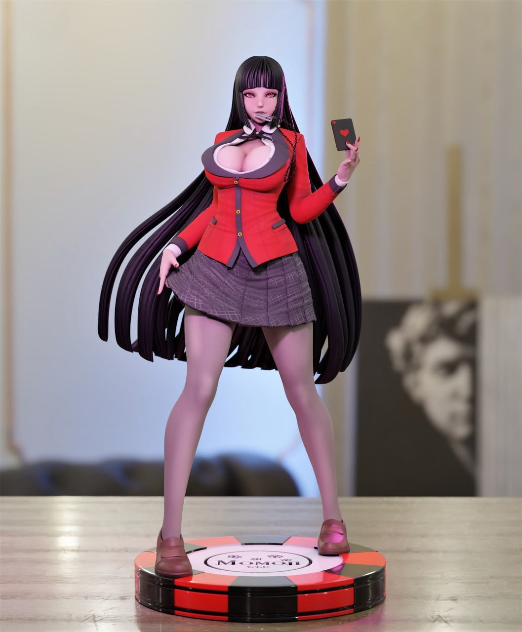 Estatua/figurilla impresa en 3D de Yumeko/ESCALA 1/6