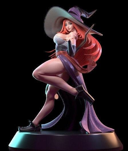 Estatua/figurilla impresa en 3D desorceress/ESCALA 1/6